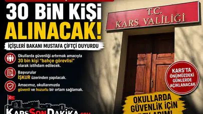 Türkiye'de 30 Bin Bahçe Görevlisi ile Okul Güvenliği Artırılıyor