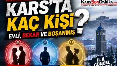 Kars'ta Evlilik, Boşanma ve Nüfus Verileri: 2025 Raporu Yayınlandı