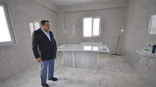 Sarıkamış’ta yeni morg ve gasilhane hizmete girerek kullanıma açıldı