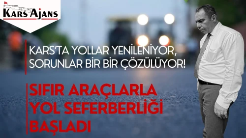 Kars Belediyesi, Yeni Araçlarla Asfalt Yol Yapım Çalışmalarına Başladı