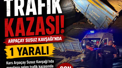Kars'ta Kavşakta Trafik Kazası: 1 Yaralı, İnceleme Başlatıldı