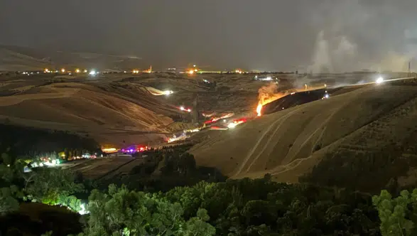 Eymir Gölü Yakınlarında Çıkan Yangının Nedeni Havai Fişek Kullanımı