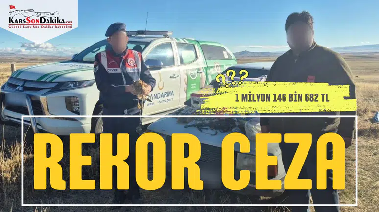 Kars'ta Kaçak Şahin Avcılarına Rekor Ceza: 1,1 Milyon TL!