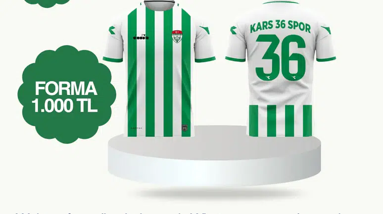 Kars 36 Spor, Yeni Sezon İçin Forma ve Atkıyı Satışa Çıkardı
