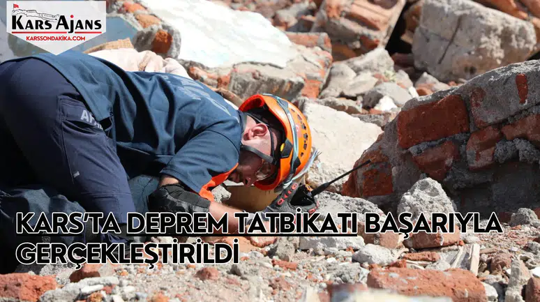 Kars’ta AFAD Koordinasyonunda Deprem Tatbikatı Başarıyla Tamamlandı