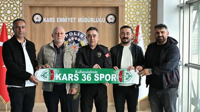 Kars 36 Spor Kulübü, Emniyet Müdürü Tombul'u Ziyaret Etti: Spora Destek Vurgusu Yapıldı