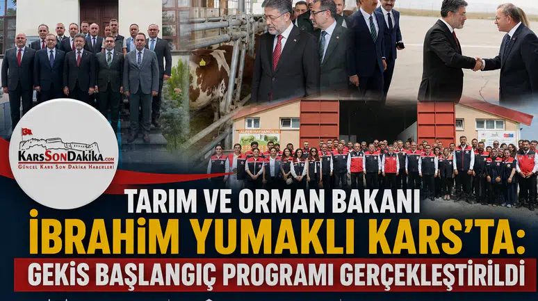Bakan Yumaklı Kars'ta GEKİS Programı ve yerel projeleri inceledi