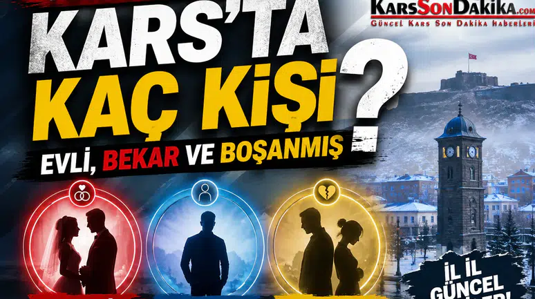 Kars'ta Evlilik, Boşanma ve Nüfus Verileri: 2025 Raporu Yayınlandı