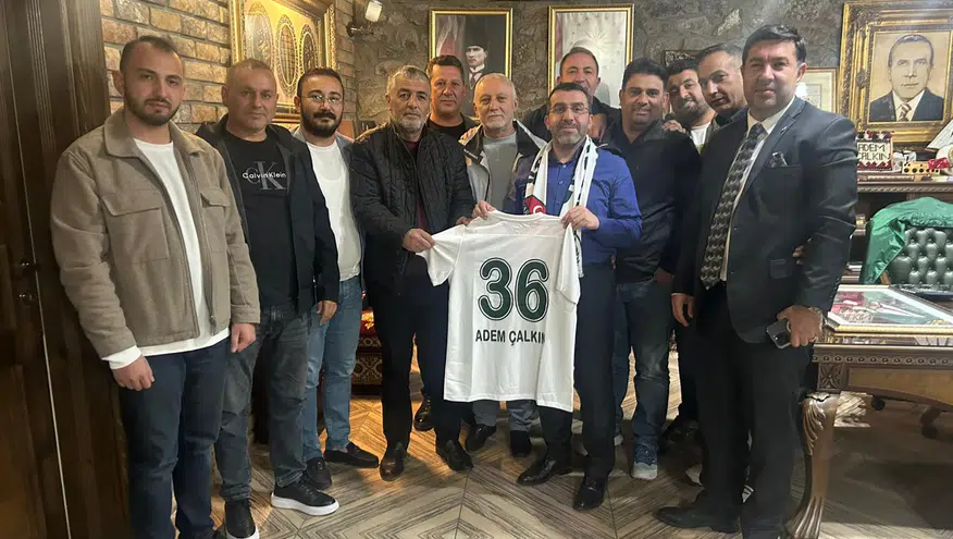 Kars 36 Spor Kulübü’nden Milletvekili Adem Çalkın’a Ziyaret.